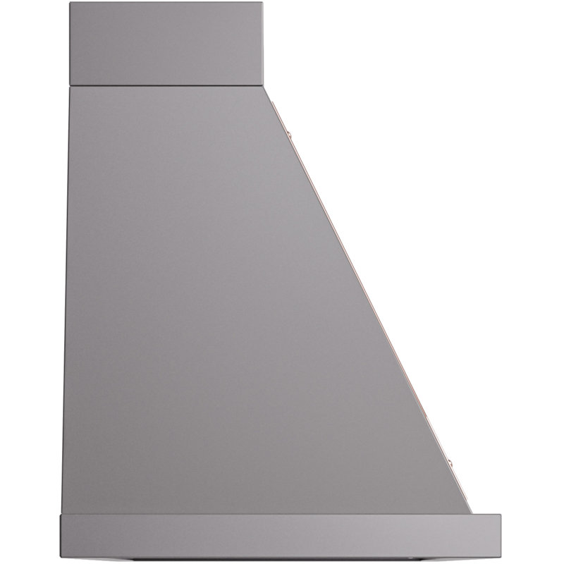 ILVE 60" Nostalgie II Noblesse 600 CFM Ducted Wall Mount Range Hood, Graphite Matte/Copper