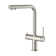 KIBI Circular 2-in-1 Single Hole Pull Out Kitchen Faucet