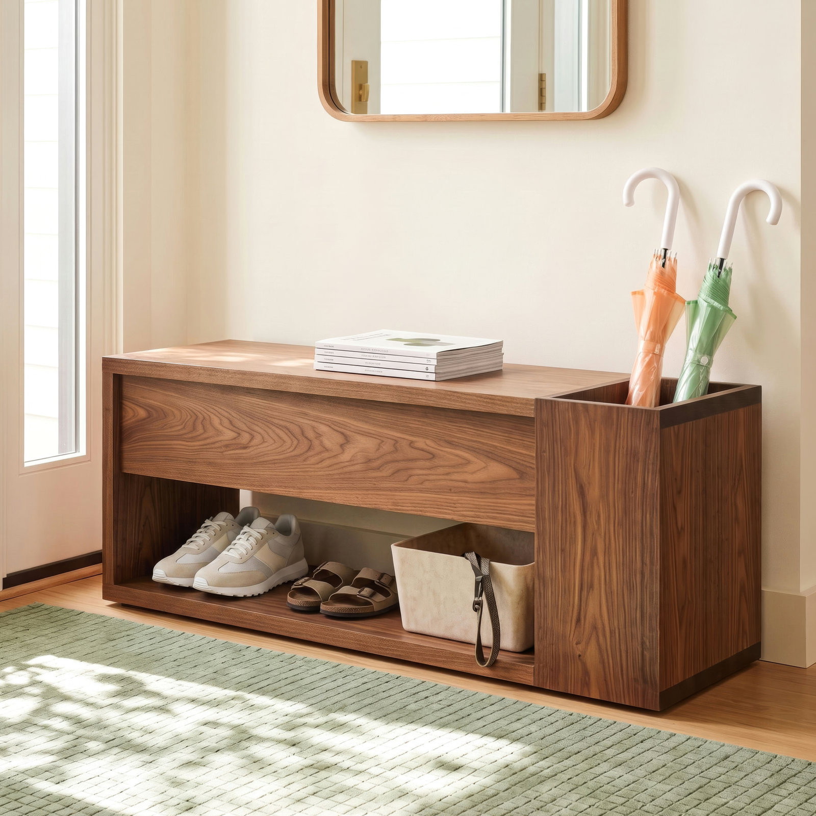 Go Forth Storage Bench, Walnut