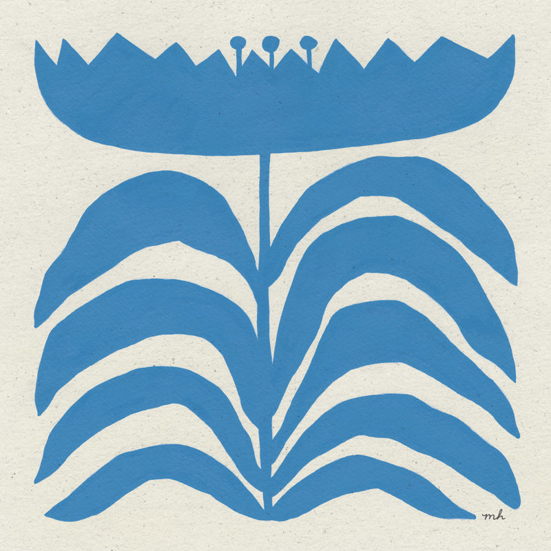 Delighted III - bleu, H 12 po x l 12 po