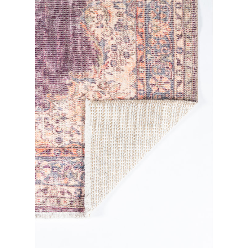 Tapis prune Alreem, Tapis de couloir 2 pi 6 po x 8 pi