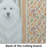 White Samoyed Heirloom Fall Glass Cutting Board