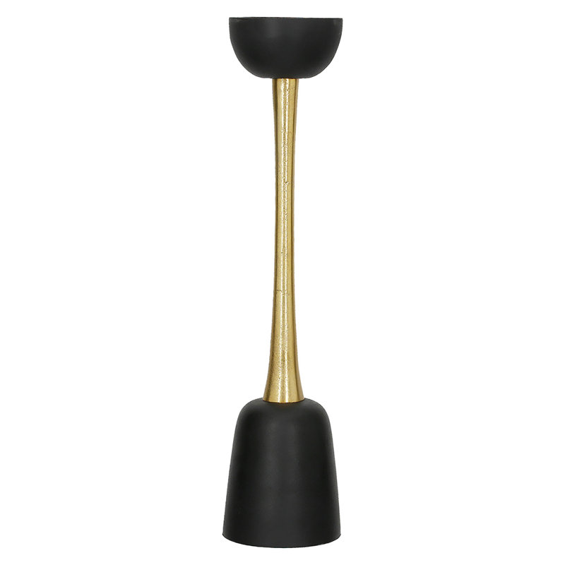 Aluminum Floor Candlestick, 46cm H x 10cm W x 11cm D