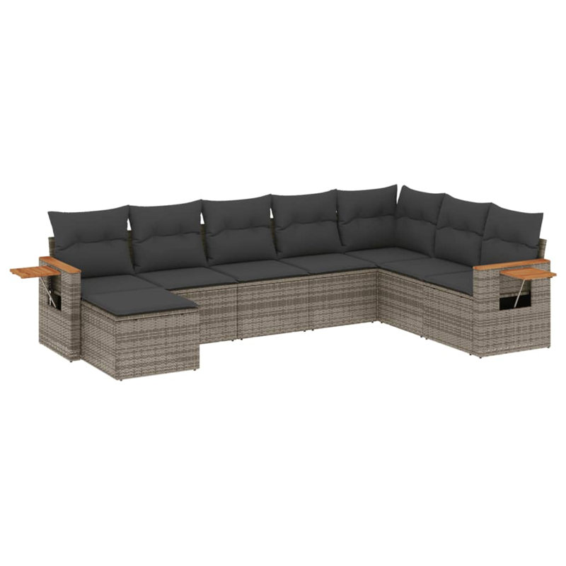 Ensemble de canapé de jardin Vidaxl PE