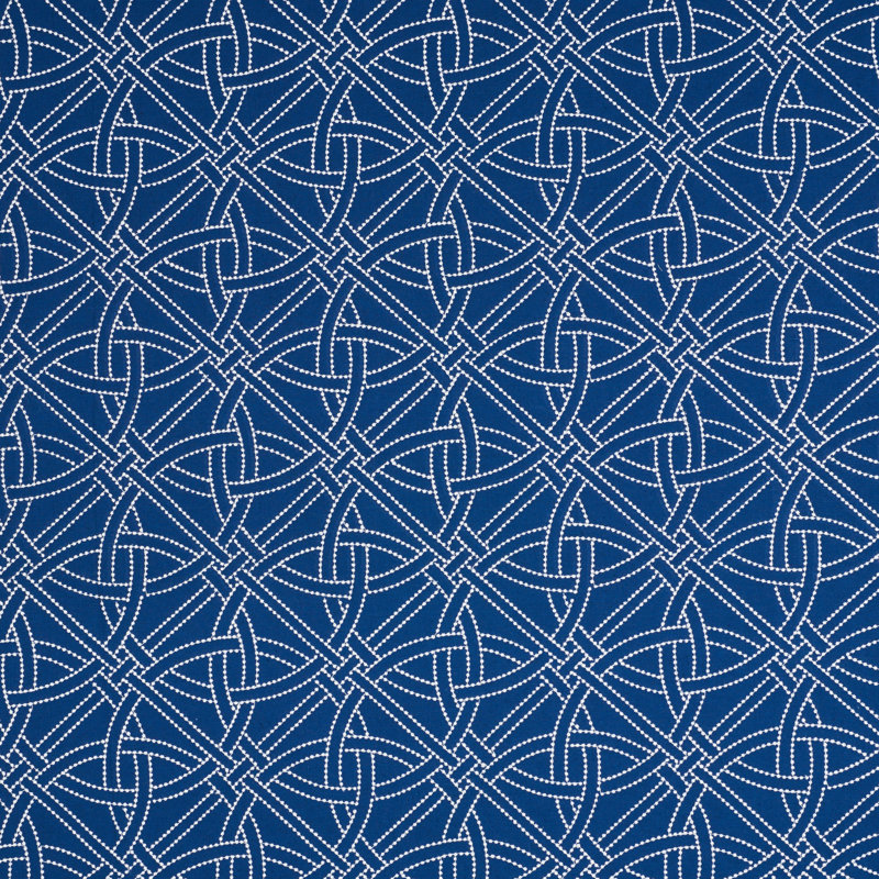 Durance Embroidery Fabric, Navy