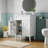Bathroom Vanity With Sink, Modern Storage Cabinet With Ceramic Countertop And Cabinet