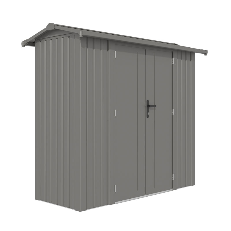 Rowlinson Brentvale Premium Apex Metal Shed 8x4