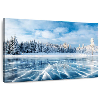 Alvord Frozen Blue Lake