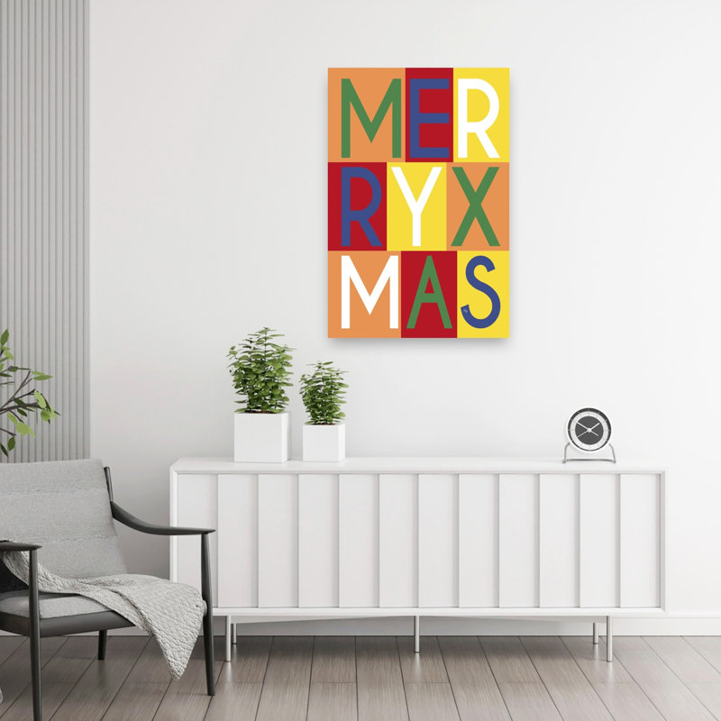 Merry Xmas, 36" H x 24" W