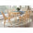Natural Oak Finish Rectangular Dining Table