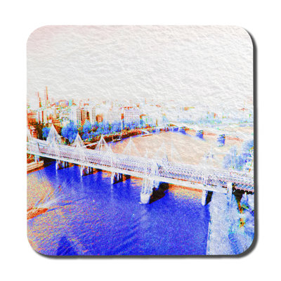 Square 6 Piece Coaster Set