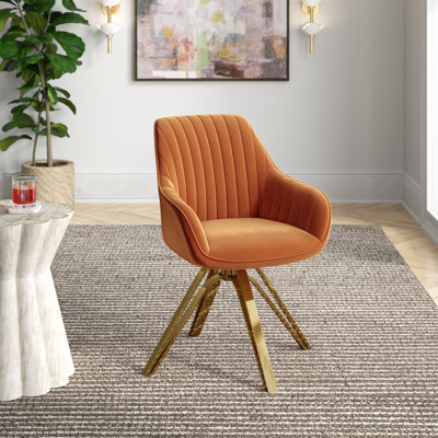 Velvet Swivel Accent Chair