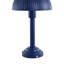 Lampe de table 17,5 "en métal avec abat-jour bleu-1015059021-1015059027