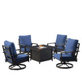 Ortha Outdoor 6 - Piece Conversation Set