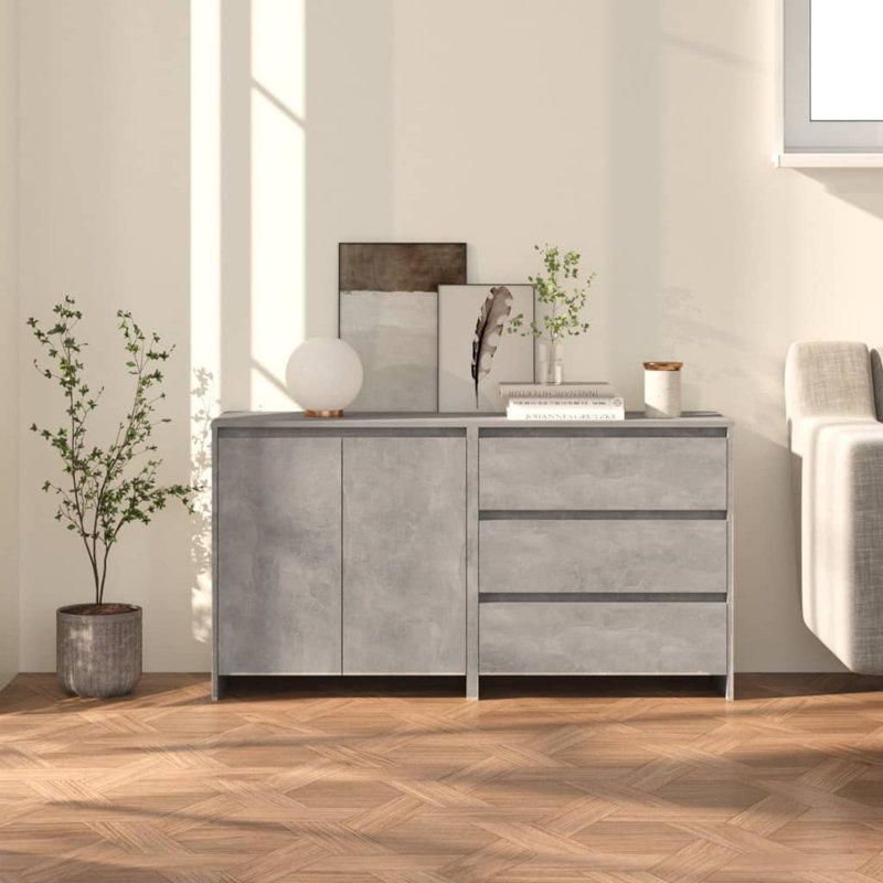 Gardina 70cm Sideboard, Concrete Grey