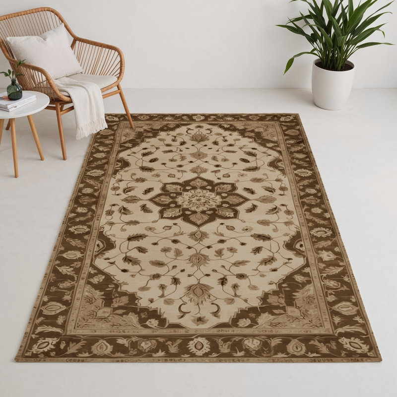 Tapis d'intérieur et d'extérieur Tabriz, Rectangle 5 pi x 7 pi
