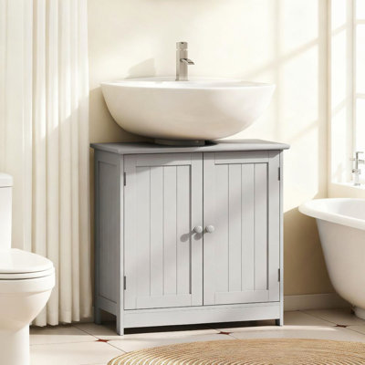 Bathroom Vanity Cabinet, Under Sink Bathroom Cabinet With 2 Doors (Without Bathroom Basin)