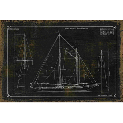 Vieux dessin 20, impression sur toile tendue