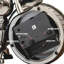 Roman Numeral Metal Glass Quartz movement / Crystal Alarm Tabletop Clock in Black