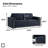 Riley Powered Storage Arm Stationary Sofa-166500718