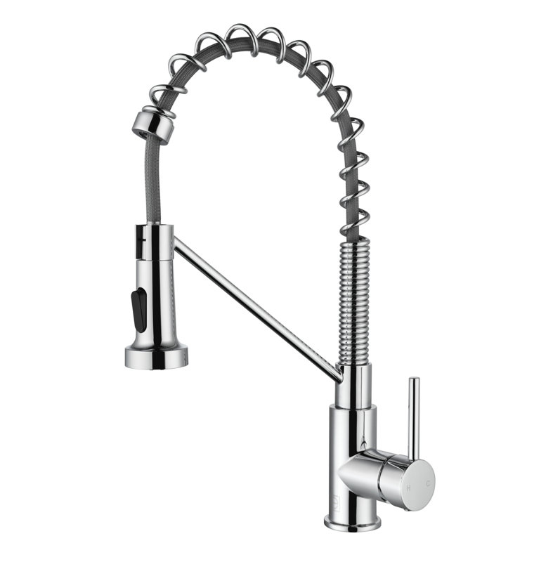 Elegant Home Living Yara Pull Down Spray Kitchen Faucet, Chrome