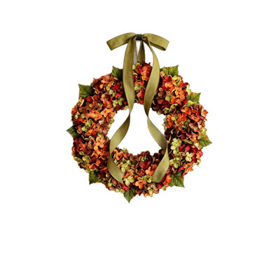 Simulated Embroidered Ball Flower Ring Door Hanging Door Hanging Decoration Thanksgiving Door Hanging Wreath