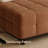 32'' Single Corduroy Reclining Sofa Chair,Ajustable Back Accent Chair,with Pillow-1906826355
