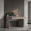 Bureau Arkansas avec tiroirs et surface spacieuse, finition foncée, design moderne et compact pour bureau ou bureau, gris cendré-786093185