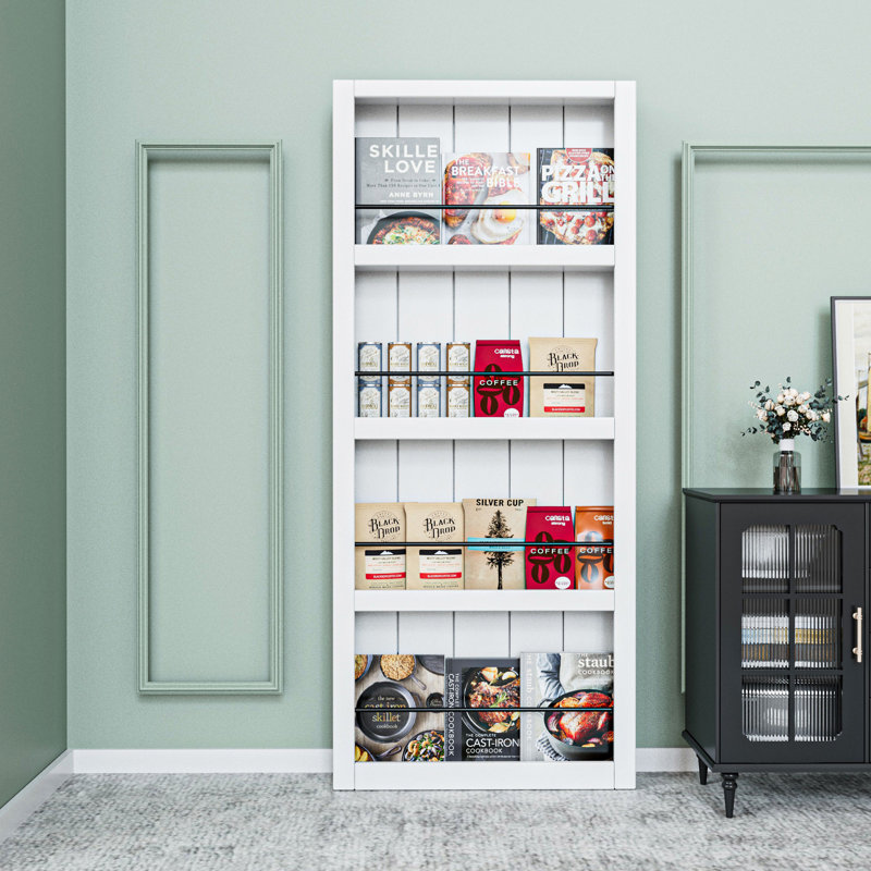 Ghost Door Secret Hidden Door Bookshelf Style With Hidden Magic Sliding Track Hardware Kit, 36" x 84"