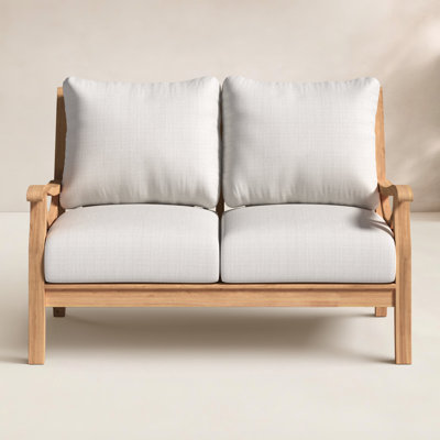 Brunswick 52" Teak Patio Loveseat
