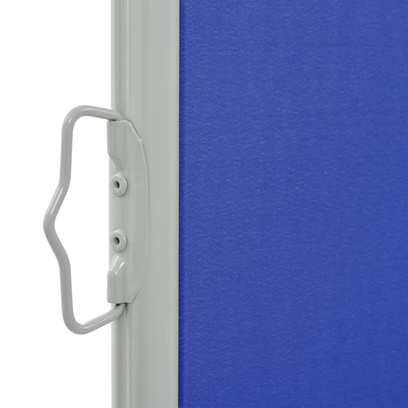 Dakota Fields 300cm W Fabric Cover Retractable Side Awning, Blue