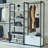 Freestanding Walk in Closet System with Metal Frame
