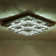 Zaina Square Large-size Glamourous Crystal LED Flush Mount