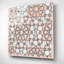 «Rose et gris à motif 6» par Stellar Design Studio, art mural en verre acrylique-1469414517