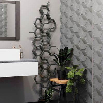 Hex Vertical Designer Radiator 1700Hx573W