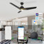 Ventilateur de plafond intelligent à 3 pales avec lumière DEL-403107346-461021576