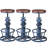 Antique Industrial Round Bottom Adjustable Height Cafe Retro Hydrant Stylish Water Pipe Design Pub Kitchen Bar Stool-412983497-428930055