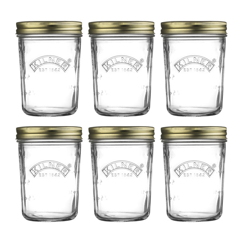 Pot de conserve à large ouverture, H 4,92 po x l 3,54 po x P 4,92 po