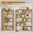 74" H 2-In-1 Bookcase, L-Shaped, 5-Tier Corner Bookshelf-1565384844