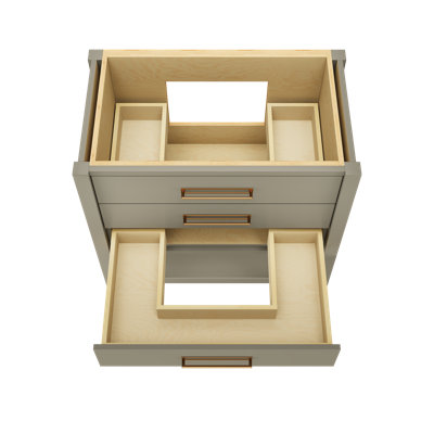 Kiawah Three-Drawer Single Bath Vanity