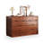 Light-coffee Solid + Manufactured Wood Accent Cabinet