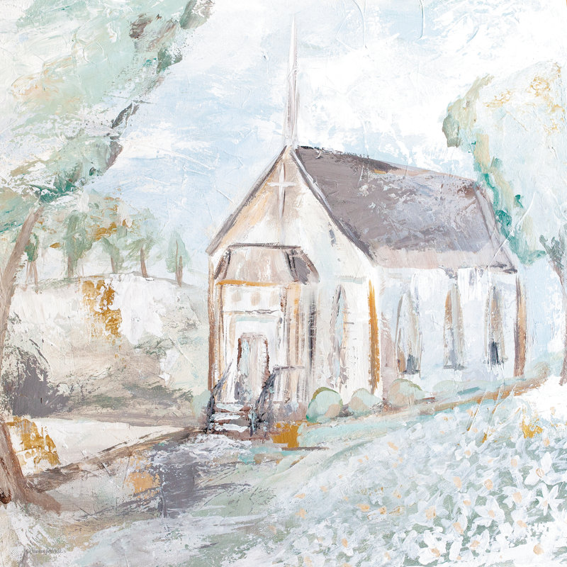 Maison bénie 2883852, H 12 po x l 12 po, Non, Toile tendue