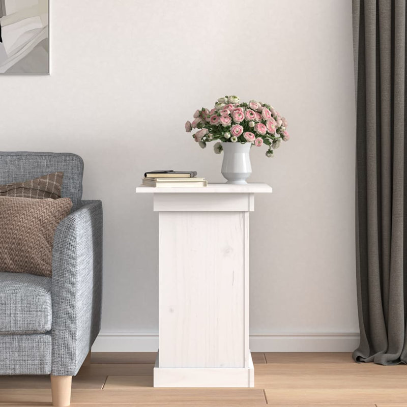Adoniyah Plant Stand, White, 60cm H x 40cm L x 40cm D.