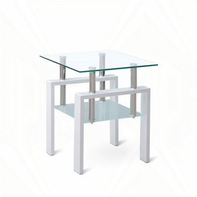 2-Layers Small Table with Storage
