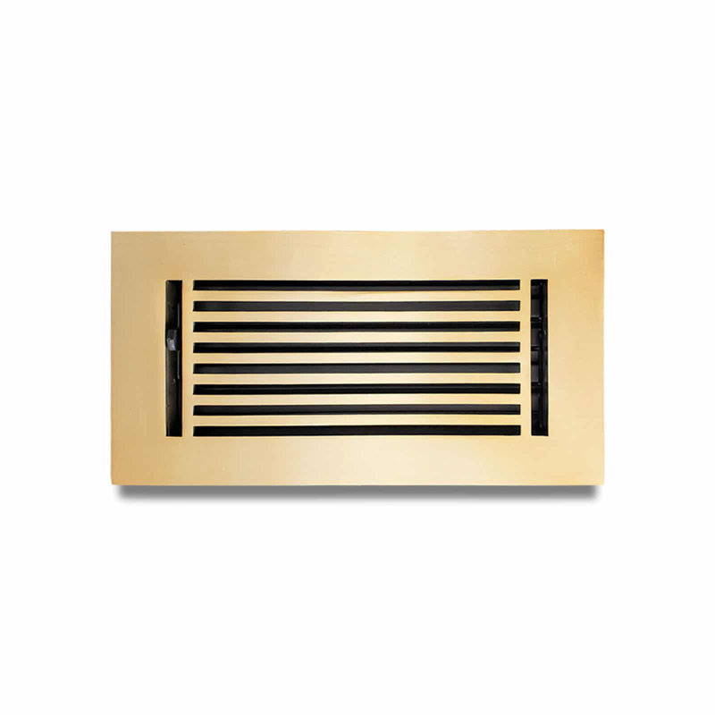 Superbe couvercle de ventilation en aluminium pour registre de plancher