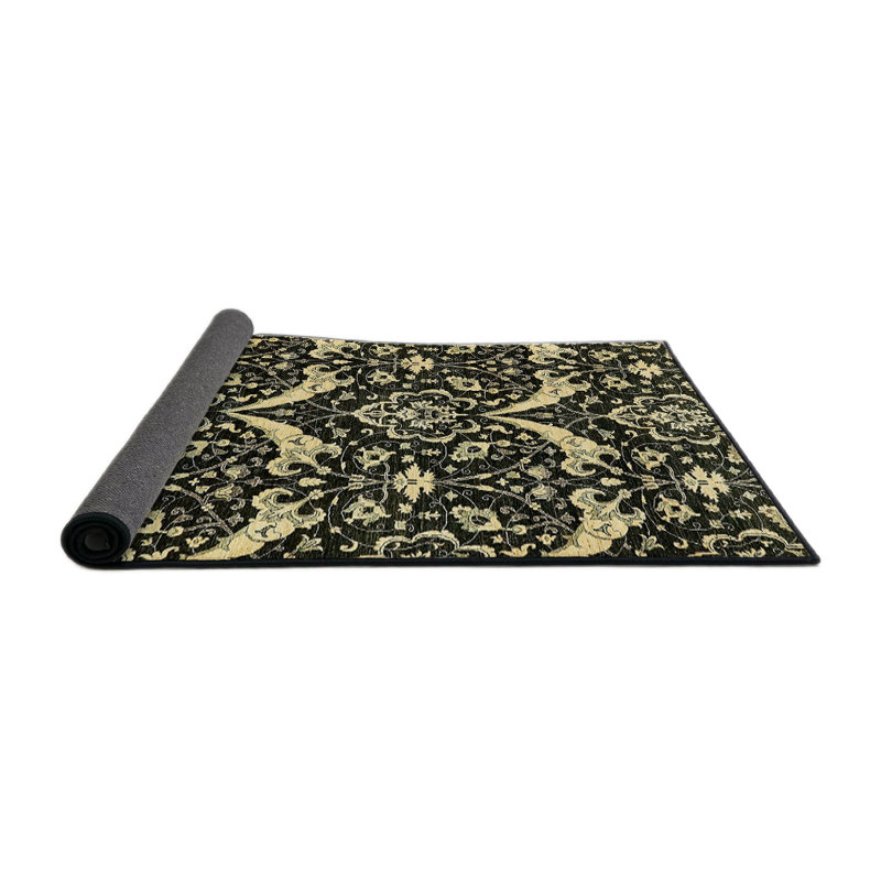 Abstract Indoor Rug, Round 5'