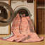 Machine Washable Abstract Pink Area Rug-1195568322