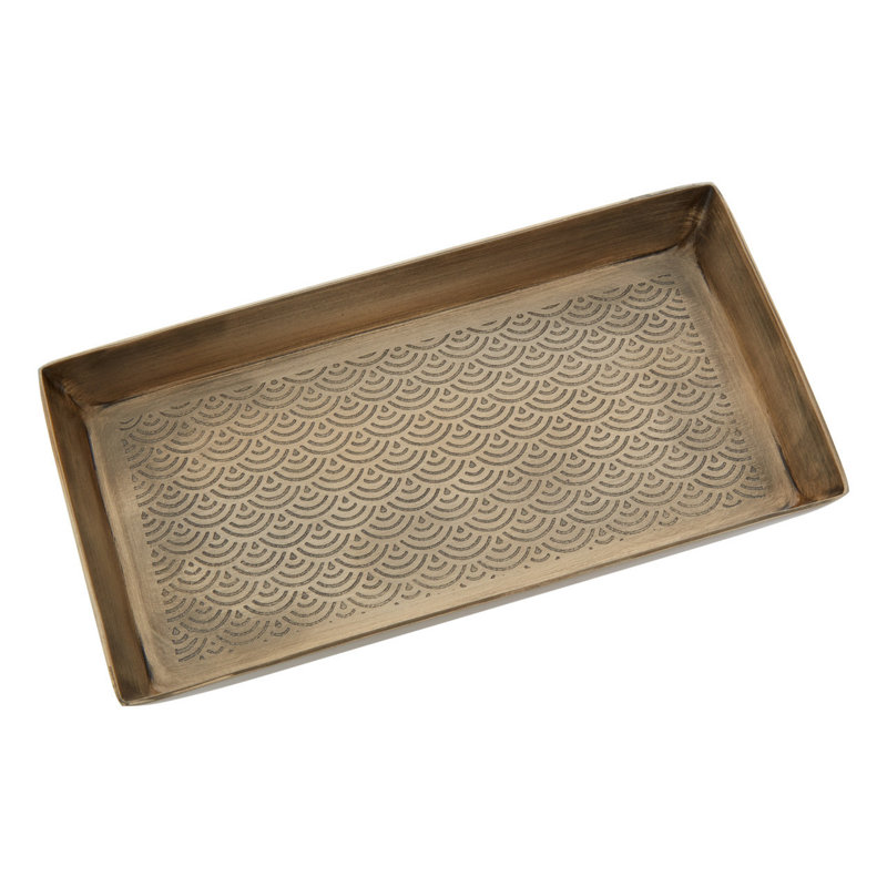 Strout Aluminum Tray, Gold