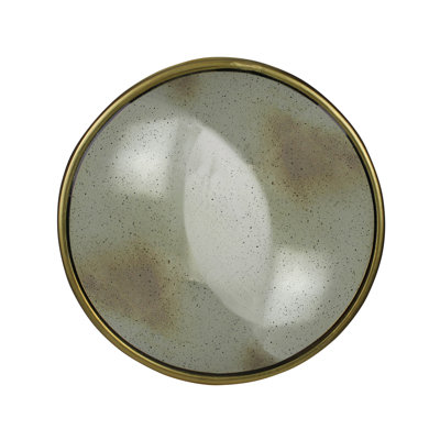 Convex Mirror, Brass - Sm