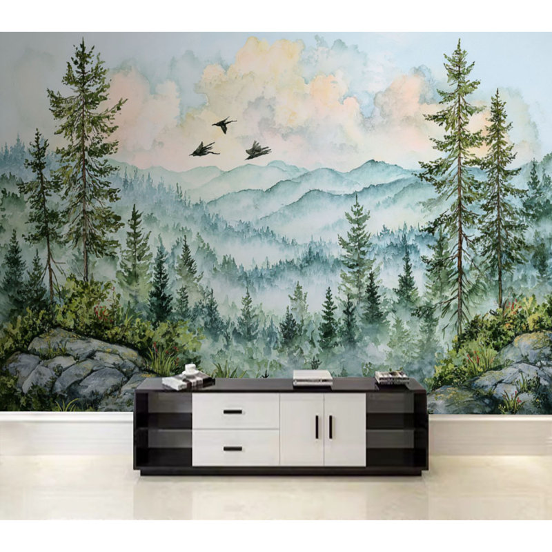 Adhésif mural amovible auto-adhésif et amovible, L 98 po x l 69 po